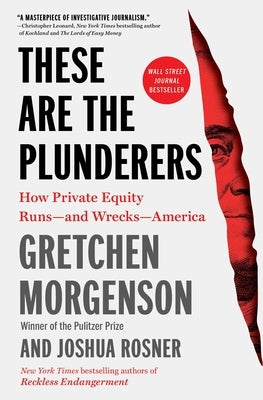 These Are the Plunderers: How Private Equity Runs--And Wrecks--America by Morgenson, Gretchen