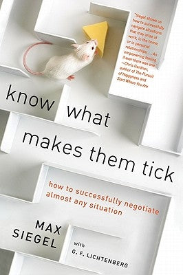 Know What Makes Them Tick: How to Successfully Negotiate Almost Any Situation by Siegel, Max