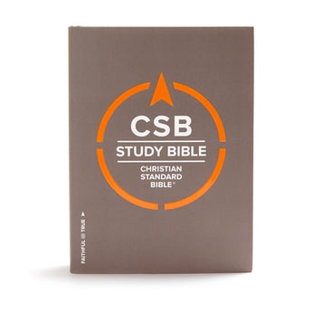 CSB Study Bible, Hardcover: Red Letter, Study Notes and Commentary, Illustrations, Ribbon Marker, Sewn Binding, Easy-To-Read Bible Serif Type by Csb Bibles by Holman