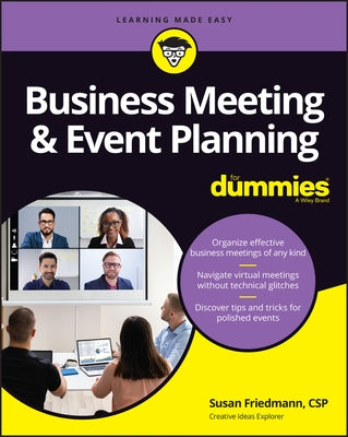 Business Meeting & Event Planning for Dummies by Friedmann, Susan