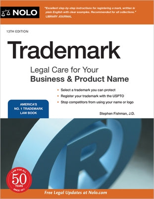 Trademark: Legal Care for Your Business & Product Name by Fishman, Stephen