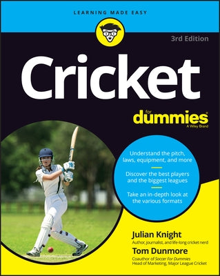 Cricket for Dummies by Knight, Julian